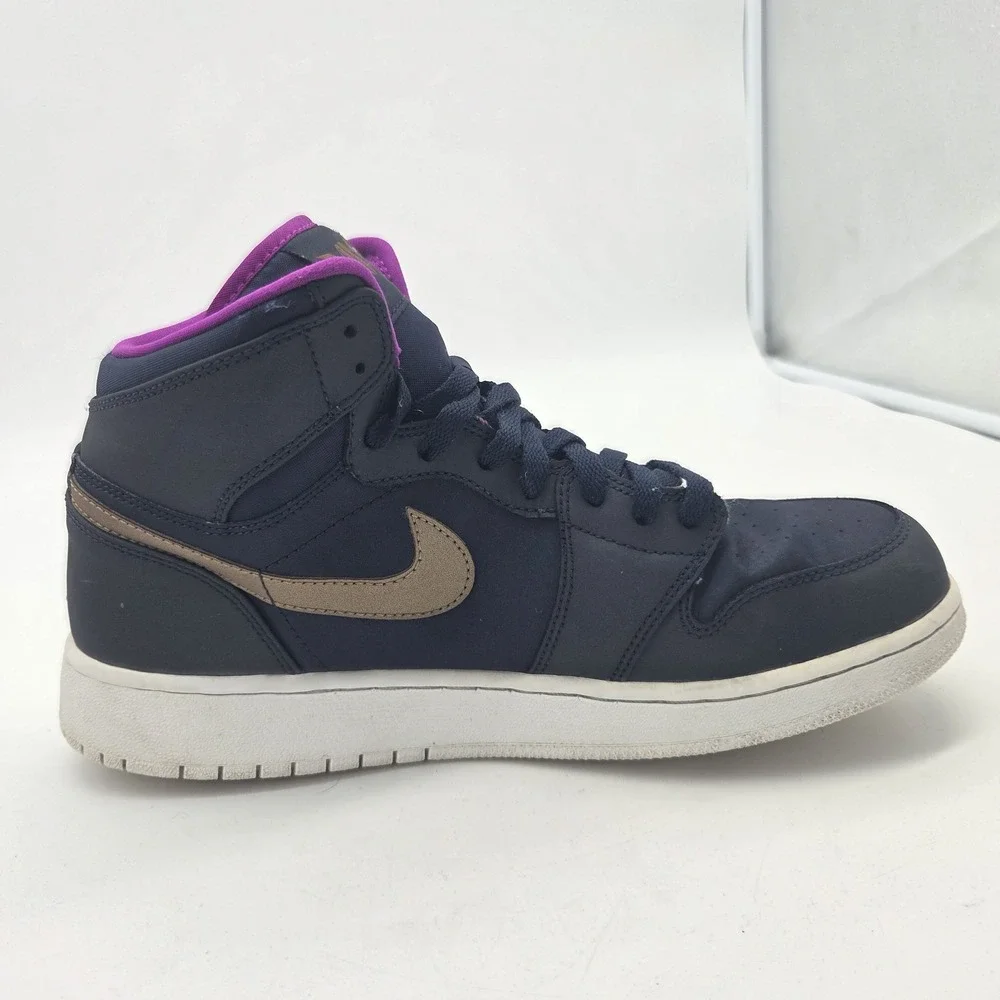 Nike Air Jordan 1 Retro Hi GS Maya Moore Blue Basketball Shoes 9.5Y